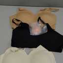 Wireless Bras for Women No Underwire Seamless Bra Full Coverage V Neck Push Up Bralette Ultra Comfortable Tshirt Bra, Size -XL