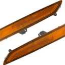 Pair Signal Marker LED Lights Amber Hood Lamp Fit for Volvo VNL/VNR 2018-UP Left Driver & Right Passenger Side 23760339 23760347