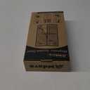 Mesh Screen with Magnetic Closure-Keeps Bugs Out Let Breeze in, Heavy Duty - Pet and Kid Friendly, Works with Front, Sliding Doors (38 x 82 Inch) (Black)