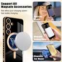 for Samsung Galaxy S24 5G Magnetic Case, Cute Butterfly Luxury Plating Edge Case for Women Girls Men Soft TPU Shockproof Full Camera Protective Cover for Samsung Galaxy S24-Black