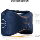 Knee Pillow for Side Sleepers - Relief from Sciatica Pain, Back/Leg Pain, Pregnancy, Hip and Joint Pain Memory Foam Leg Pillow + Free Sleep Mask and Ear Plugs