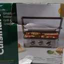 Cuisinart Griddler Indoor Grill, Panini Press, Sandwich Maker & More, 5-in-1 Grilling, Dishwasher-Safe Nonstick Cooking Plates, GR-4NNAS, Stainless Steel