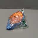 Costume Adult - Orange Tie & Fake Collar Set for Halloween & Dress-up Parties