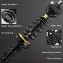 A-Premium Front Complete Struts Compatible with Volkswagen Tiguan 2009-2017, Tiguan Limited 2017-2018 - 2x Replacement Suspension Shock Absorber with Coil Spring Assembly