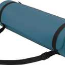 Yoga Mat, 1/2-Inch Extra Thick High Density Exercise Mat, Anti-Tear Exercise Yoga Mat with Carrying Strap, Suitable for Various Yoga Exercises (Navy Blue)