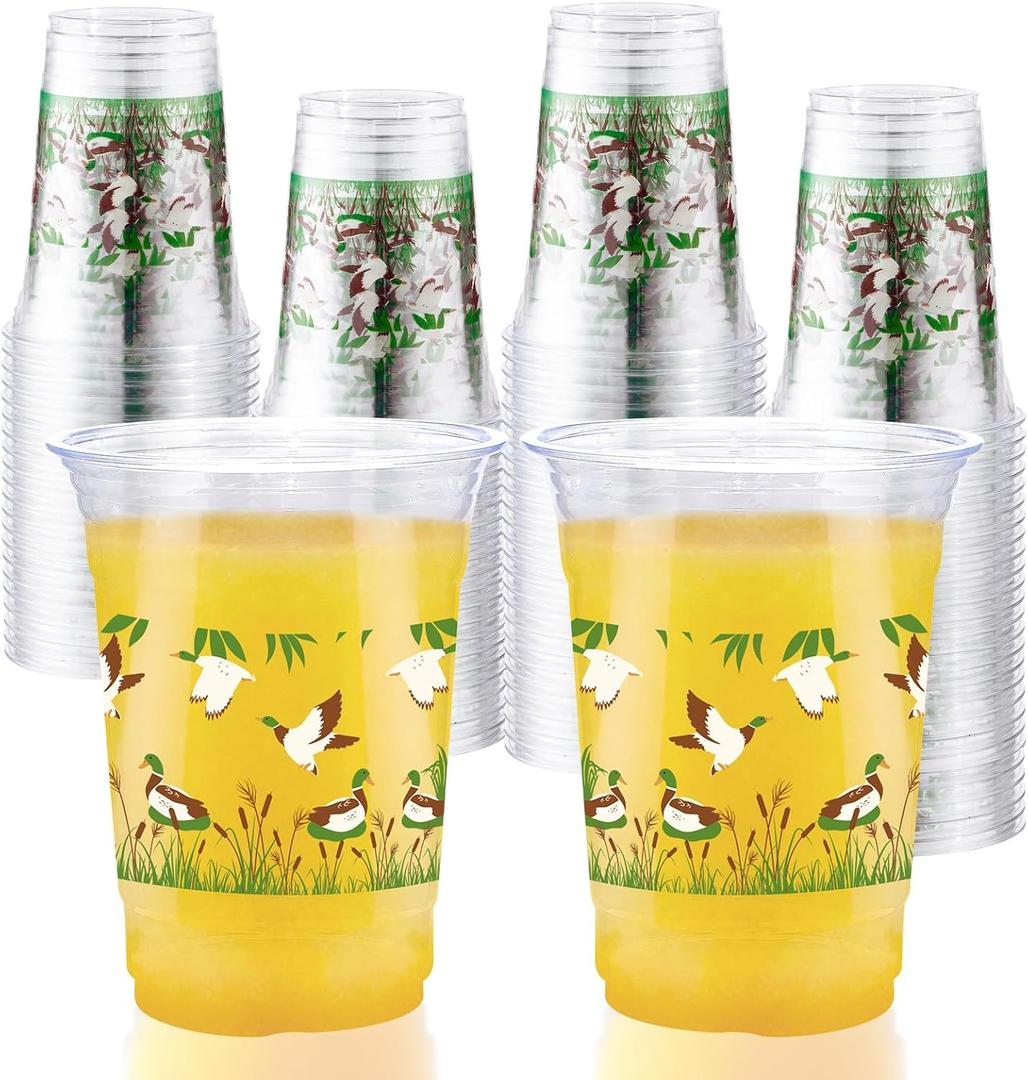 Greencian 100Pcs 16OZ Graduation Party Plastic Cups Class of 2026 Graduation Disposable Cups Pink Flower Plastic Tumblers Disposable Drinkware for 2026 High School College School Grad Party Supplies