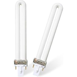 Pack of 2 PL13-E 13W Replacement Light Bulb Compatible with Electronic Ballast,Replace for Ottlite T1333E,13W Type E Compact Luminous Light Bulb,5500K Bright Natural Daylight,G23 Base