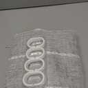 BTTN Boho Farmhouse Shower Curtain - Linen Rustic Heavy Duty Striped Fabric Shower Curtain Set with Tassel, Bohemian Vintage Country Cloth Shower Curtains for BathroomGrey60" W x 72" L (Pack of 1)