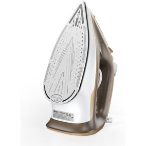 1500W Steam Iron for Clothes with 11.84oz Water Tank, 15-Second Fast Heat-Up, Ceramic Soleplate, Anti-Drip & Auto-Off, Burst of Steam & Self-Cleaning (Buff brown)