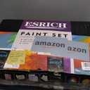 ESRICH Acrylic Paint Set,64PCS Painting Supplies with Wooden Easel,Brushes,36Colors Acrylic Paint, Canvases,Palette,Paints Knives Etc,Painting Kit for Adults,Students,Hobbyists,Beginners