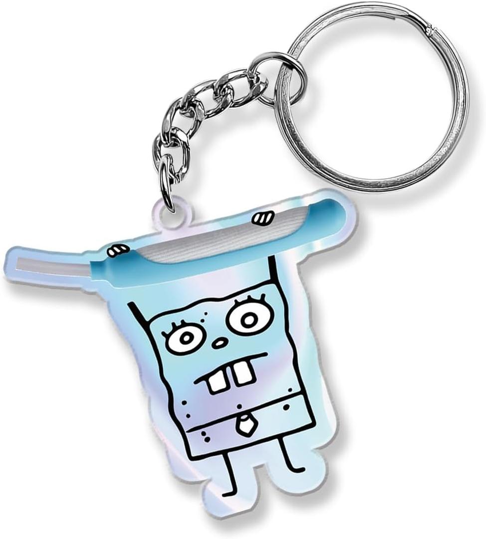Nurse Keychain, Cute Acrylic Decor Emotional Support Keychain Inspirational Backpack Handbag Accessories Gifts