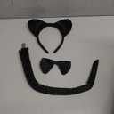 OLYPHAN Black Cat Costume Set for Adult - Halloween, Cosplay Accessory Kit