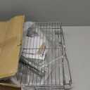 DINDON Pull Out Cabinet Organizer, (20" W x 21" D) Heavy-Duty Metal Sliding Drawer Shelf, Bathroom Under Sink Kitchen Cabinets Organizer and Storage Slide Out Shelves, Chrome, 1 Tier, 2 Pack