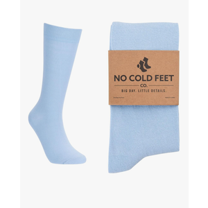 No Cold Feet Fun Colorful Novelty Socks for Men for Dress Casual Formal Groomsmen Wedding, Blue Argyle, 2 pairs, Size M (8-13)