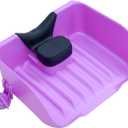 Portable Shampoo Basin for Kids, Baby, Children,Tear Free Hair Washing Basin Tray at Home (Purple)