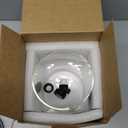 1 Glass Laundry Detergent Dispenser with Black Bamboo Lid - 120 Oz Liquid Detergent, Laundry Soap & Fabric Softener Dispenser for Laundry Room Organization and Storage with 1 Cups & 4 Labels