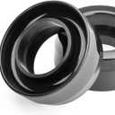 KSP 3inch Level kit for Dodge Ram 1500 2WD 1994-2018, 3" Front Coil Spring Spacers Compatible with Ram 2500 3500 2WD 1994-2011, PU Suspension Leveling Lift Kits Raise 3in on Dodge Ram (2pcs Black)