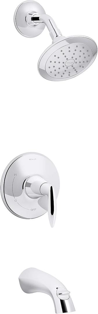 KOHLER Alteo Rite-temp Bath and Shower Trim with Lever Handle and 1.75 Gpm Showerhead
