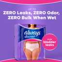 Always Discreet Adult Diapers for Women, Incontinence Underwear, Postpartum Essentials, Disposable Briefs, Max Absorbency, Bladder Leak Protection, Large, 28ct