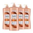 Suave Silk Protein Infusion Conditioner, Sleek and Smooth, for Soft Hair and Frizz Control, 28 oz Pack of 4