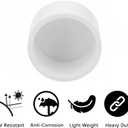 10 Pack 1-1/4"PVC Pipe End Cap Fitting Schedule 40 Furniture Grade 1-1/4" PVC Pipe Plug Adapter for Build Furniture DIY Garden Shelf, White