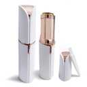 Luxury Facial Hair Removal Device for Women and Men - Portable Best Face Shaver/Trimmer for Chin, Upper Lip in White & Rose Gold, Pack of 5