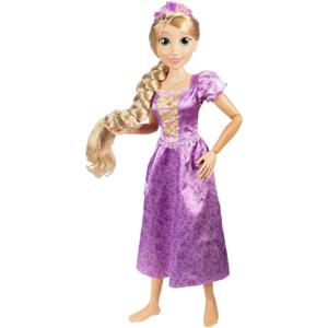 Disney Princess Rapunzel Doll Playdate 32 Tall & Poseable, My Size Articulated Doll in Purple Dress, Comes with Brush to Comb Her Long Golden Hair, Flower Garland Hairband & Hair Pins