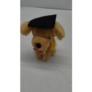 Graduation Dog Puppy with cap and certificate soft plush toy (2025)