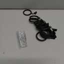 BlastHome® Luxury Curtain Rings – Premium Metal - Quiet, Smooth, Removable Nylon Inserts – Pinhooks & Clips Included – 1 1/ 2" Inside Diameter – 18 Rings for Two Standard Curtains – Brushed Dark Brown