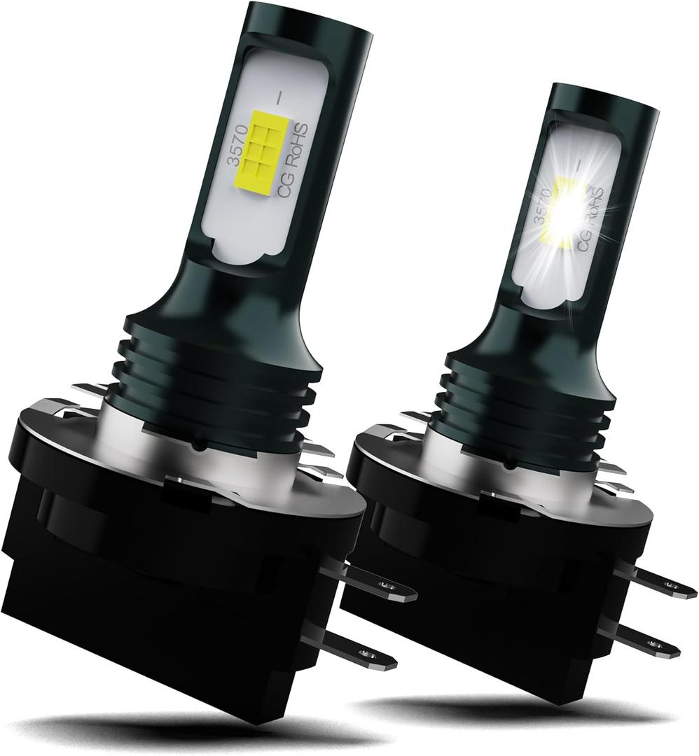 H11B Bulbs Fit For Forte,Optima,Rio,Sorento,Sportage,Sedona,Elantra,Sante Fe Front lights,H11B Low Beam Lights,Super Bright 6000K White,Plug N Play,Pack of 2