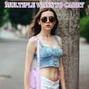 Water Bottle Holder with Strap - Stylish Water Bottle Carrier with Strap for Women, Hands-Free Water Bottle Sling in Trendy Purple