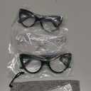 Viseng Womens Stylish Elegant Cat-Eye Reading Glasses with Blue Light Protection  Set of 3 (+2.0) (B2-3 Pack Mix Color)