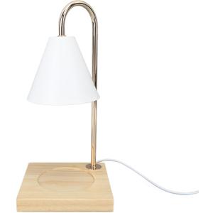 Candle Wax Melting Lamp, Easy to Use GU10 Bulb Candle Wax Warmer Lamp Flameless Efficient Dimmable with GU10 Bulb for Bedroom (EU Plug)