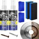 Rust Remover Spray for Metal, Multipurpose Rust Stain Remover, Heavy Duty Metal Cleaner, Rust Remover Spray, for Metals, Tools, Cars, Chains,Iron Out Rust Remover (2pcs)