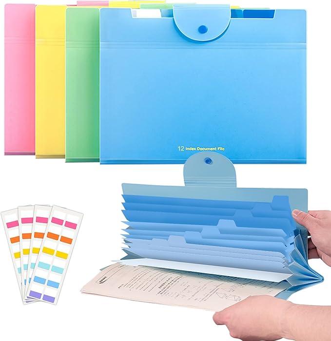 Colorful Folders (12 Pack)