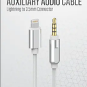 Acoustix™ 3.5mm to Apple Lightning Braided Auxillary Cable - White