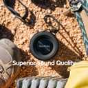 Musibaby M68 Portable Bluetooth Speaker, Bluetooth Speakers Wireless with Deep Bass, Small Waterproof Speaker for Home and Outdoor Use, Dual Pairing, FM Radio, USB/AUX Input, 24H Playtime, Black