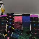 Jspupifip 5 Pairs Plus Size Compression Socks for Women Wide Calf Extra Large Knee High Support for Travel Yoga Running Circulation.XXL