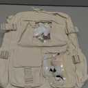 Kawaii Backpack for Girls, Cute Aesthetic Backpack with Pin Accessories Plush Pendant for School Girl Bookbag (Green)