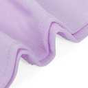 Peomeise 50pcs Lavender Spandex Chair Sashes with Buckle Slider for Wedding, Party Decoration