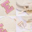 Uygafly Birthday Graduation Gifts for 5 6 7 8 9 10 11 12 13 14 15 16 Year Old Girl,Initials Fanny Pack Crossbody Bag for Girls Kids,Trendy Cute Purse Stuff - E,Cream