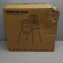 3 in 1 Baby High Chair,Adjustable Convertible Infant Baby Feeding Chair Booster for Eating with Detachable Double Tray,5 Point Harness,Deep Gray