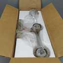 3-Light Bathroom Vanity Light, Modern Brushed Gold Wall Lights with Clear Glass Shades, Bathroom Wall Sconce Lamp for Mirror Living Room Bedroom Hallway