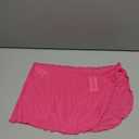  Coverups Short Beach Skirt Sheer Swimsuit Wrap Skrits Bikini Bathing Suit Wraps, Pink Medium