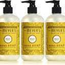 MRS. MEYER'S CLEAN DAY Liquid Hand Soap, Daisy Scent, 12.5 Ounce Bottle (Pack of 3)