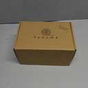 Tadome Fake Books for Decoration & Hidden Storage - Set of 3 'Positive Mind, Vibes & Life' White PU Leather Decorative Book Boxes for Coffee Table Aesthetic, Modern Bookshelf Decor Accents