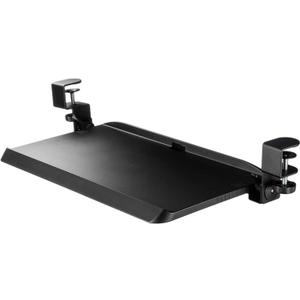 Ergonomics Desk Extender Tray, 30 Adjustable Clamp on Keyboard Drawer Table Mount Armrest Shelf Stand Slide Computer Elbow Arm Support