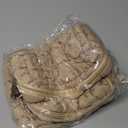 3 Pcs Puffy Makeup Bag Quilted Cosmetic Pouch for Women Cute Checkered Travel Toiletry Bag Puffer Makeup Organizer Purse Pouch Preppy Pencil Case with Zipper (Khaki)