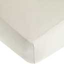 American Baby Company 100% Natural Cotton Fitted Crib Sheet 52" x 28" - Soft, Breathable, Hypoallergenic & Gentle Toddler Bed Sheet, Ivory, Neutral for Boys & Girls