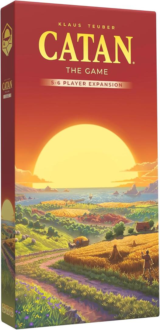 CATAN 5-6 Player Board Game Expansion (6th Edition) Strategy Game ADD-ON, Requires the CATAN Base Game (Sold Separately), Ages 10+, 3-6 Players, 60-90 Minute Playtime
